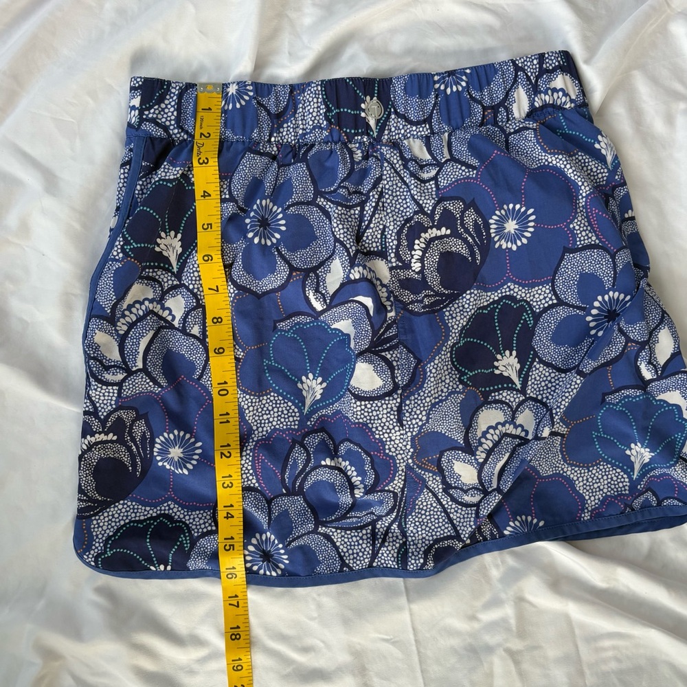 Talbots | Floral Blue Skort Activewear Size MP - Picture 4 of 7